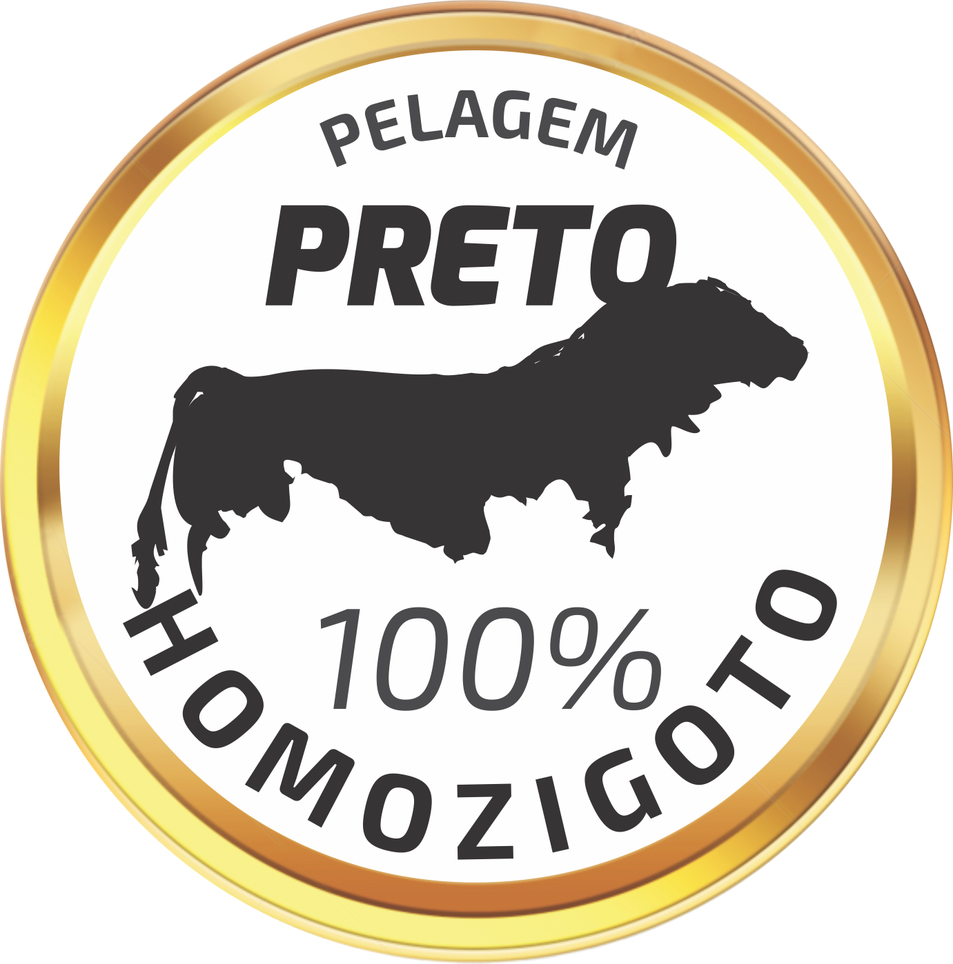 Selo Selo Homozigoto Preto