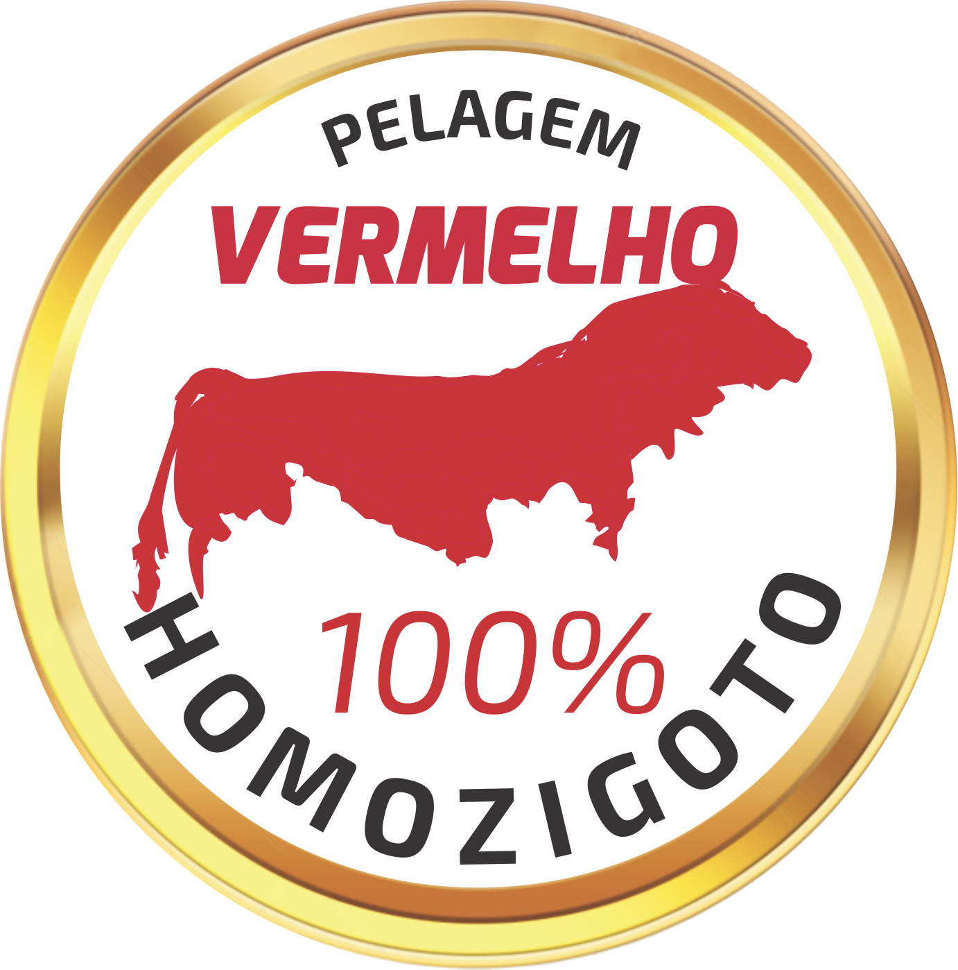 Selo Selo Homozigoto Vermelho